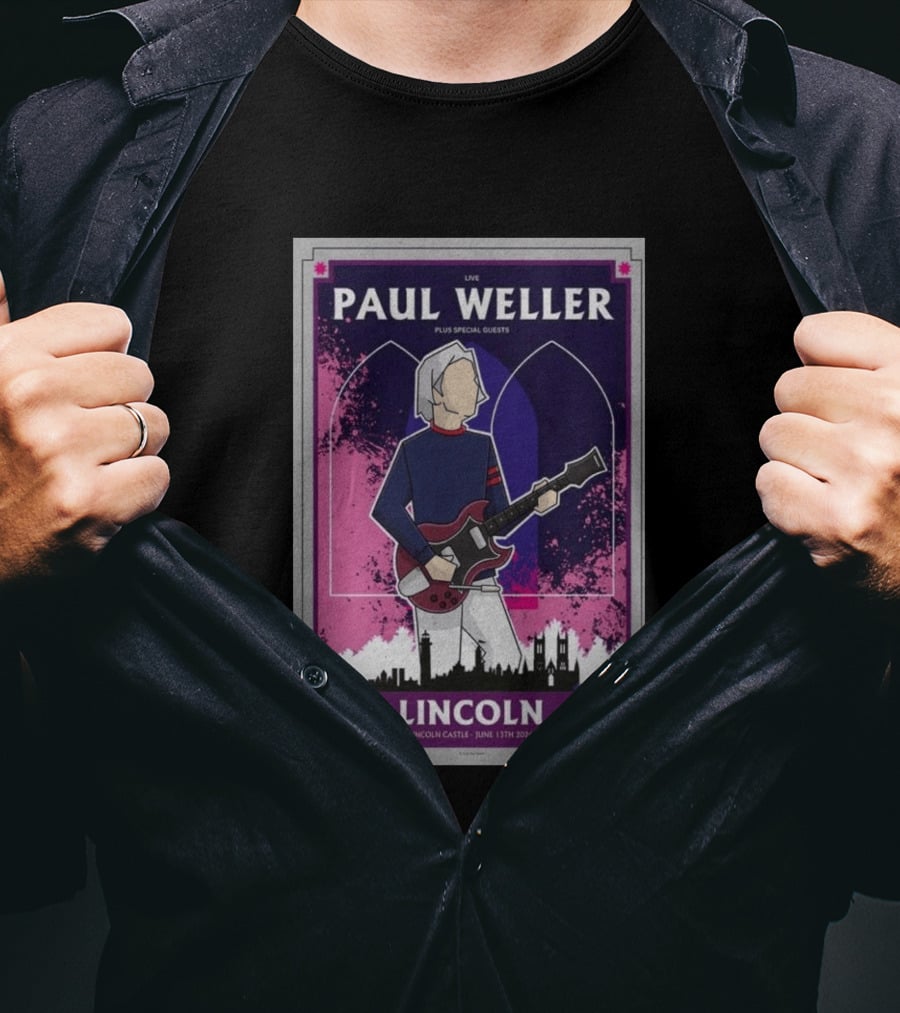 LIVE Paul Weller Plus Special Guests Lincoln Castle June 13th 2026 T-Shirt
