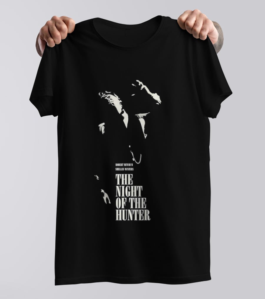 Robert Mitchum Shelley Winters The Night Of The Hunter Classic Cinematic T-Shirt