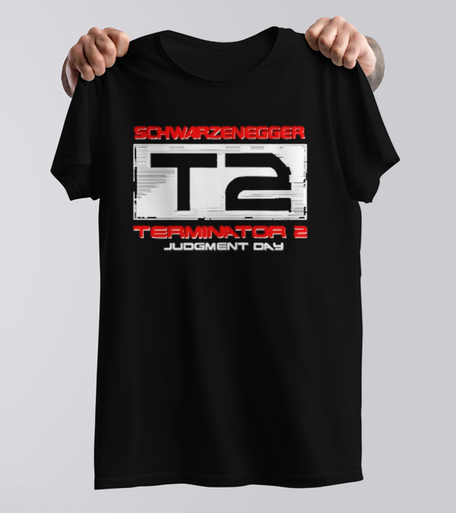 Schwarzenegger T2 Terminator 2 Judgment Day T-Shirt