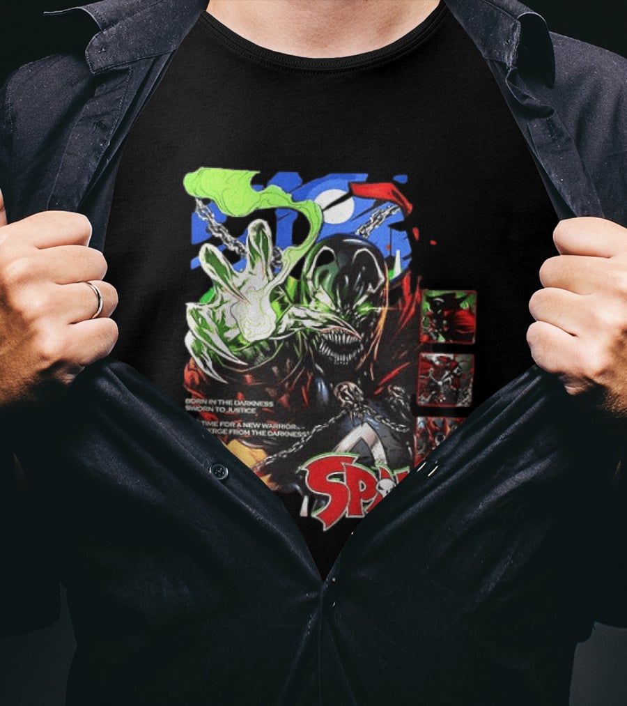 Spawn Born In The Darkness Sworn To Justice New Warrior Emerges T-Shirt