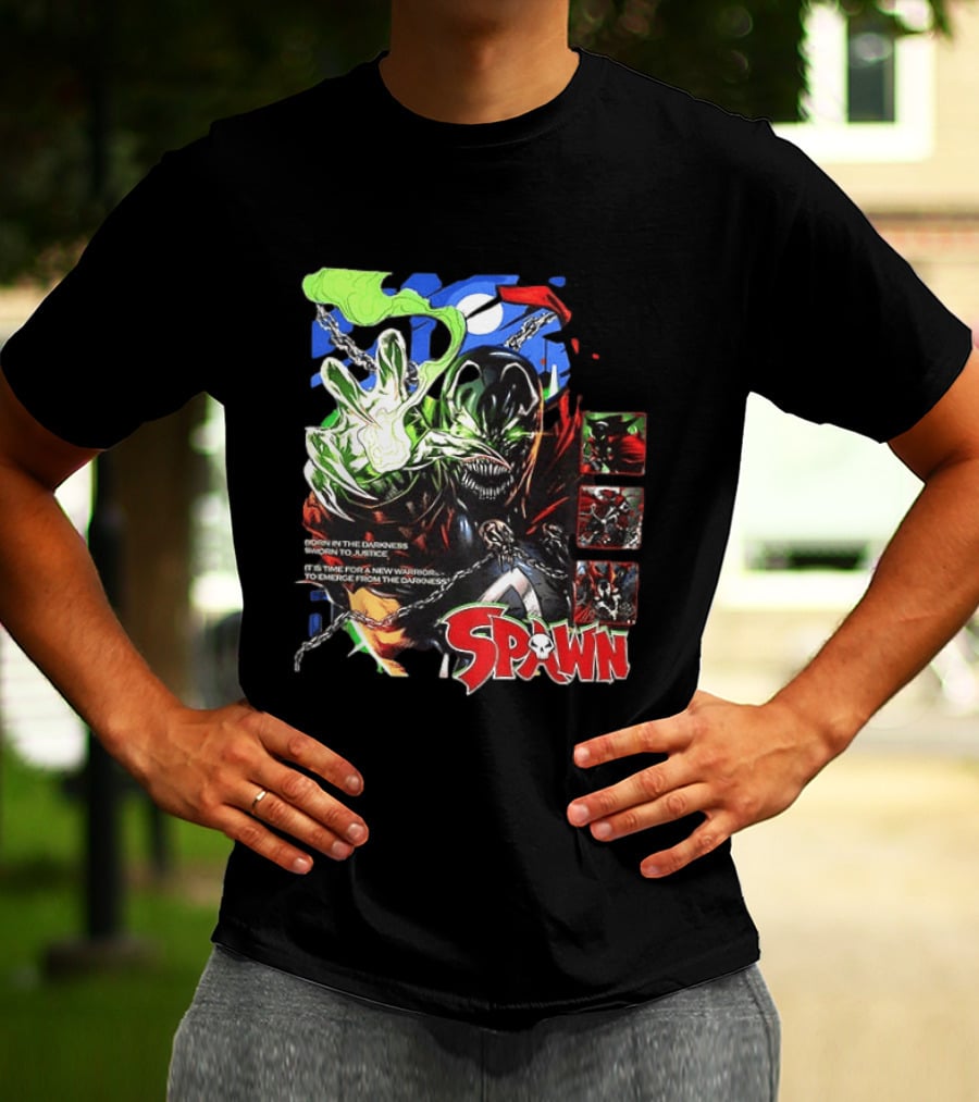 Spawn Born In The Darkness Sworn To Justice New Warrior Emerges T-Shirt