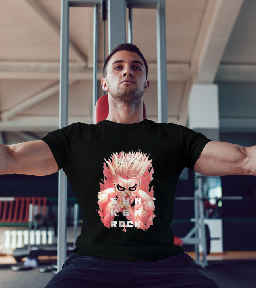Sun Ken Rock Ken Kitano Manga Boichi Anime Intense Look T-Shirt