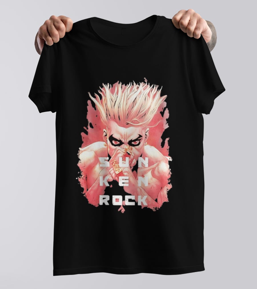 Sun Ken Rock Ken Kitano Manga Boichi Anime Intense Look T-Shirt