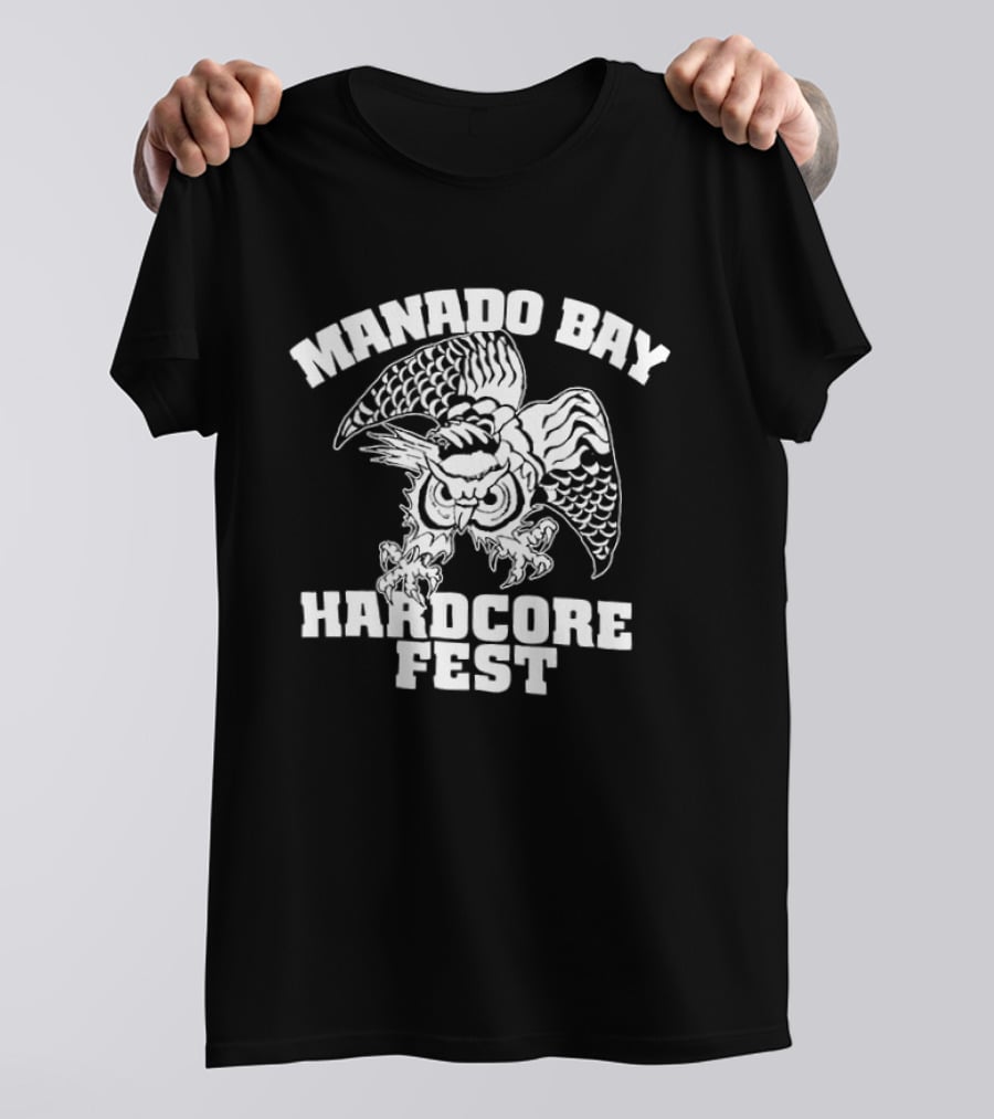Manado Bay Hardcore Fest Mystique Humanoid 406 Fistful Threats Braver Bells Of War Two Sided T-Shirt