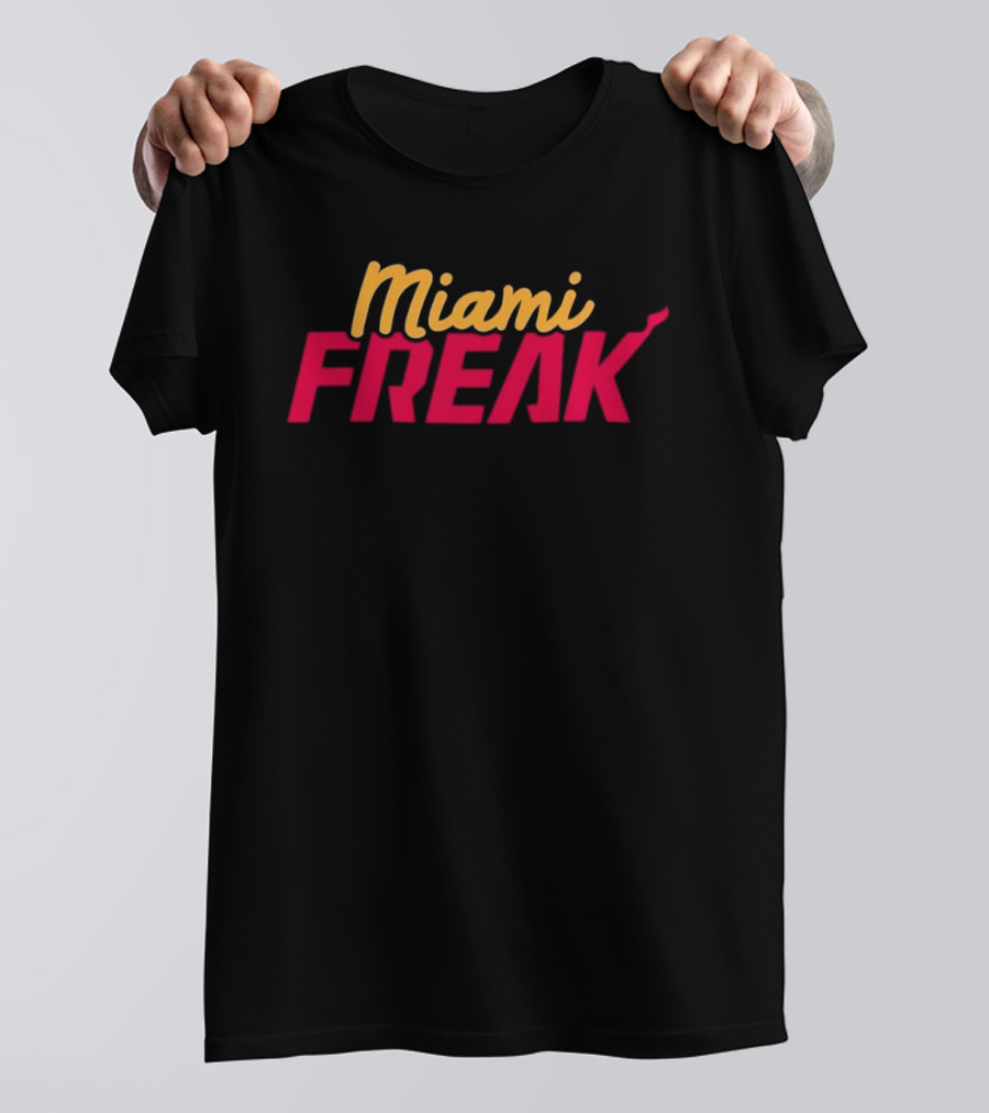 Miami Freak Miami Vice Aesthetic Retro Vibes T-Shirt