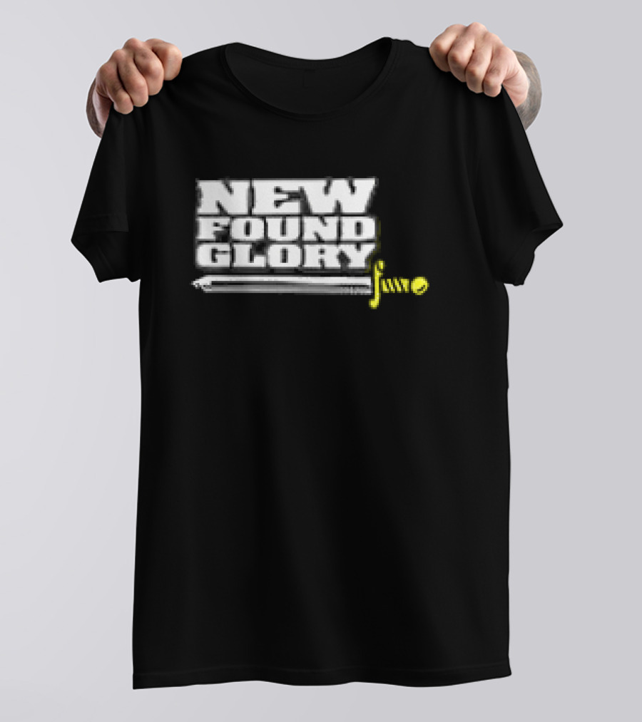 New Found Glory Kings Of Pop Punk Skeleton Card Two Sided T-Shirt