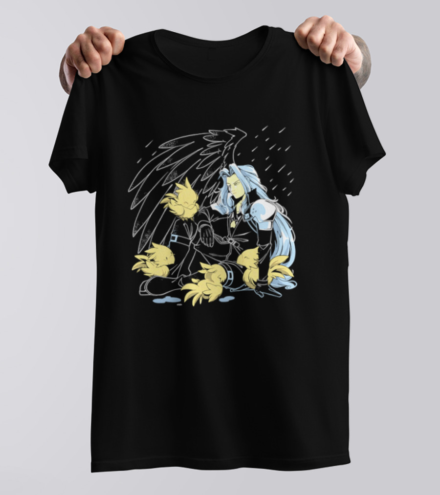 One Wing Bird Lover Chocobo Final Fantasy Fan T-Shirt