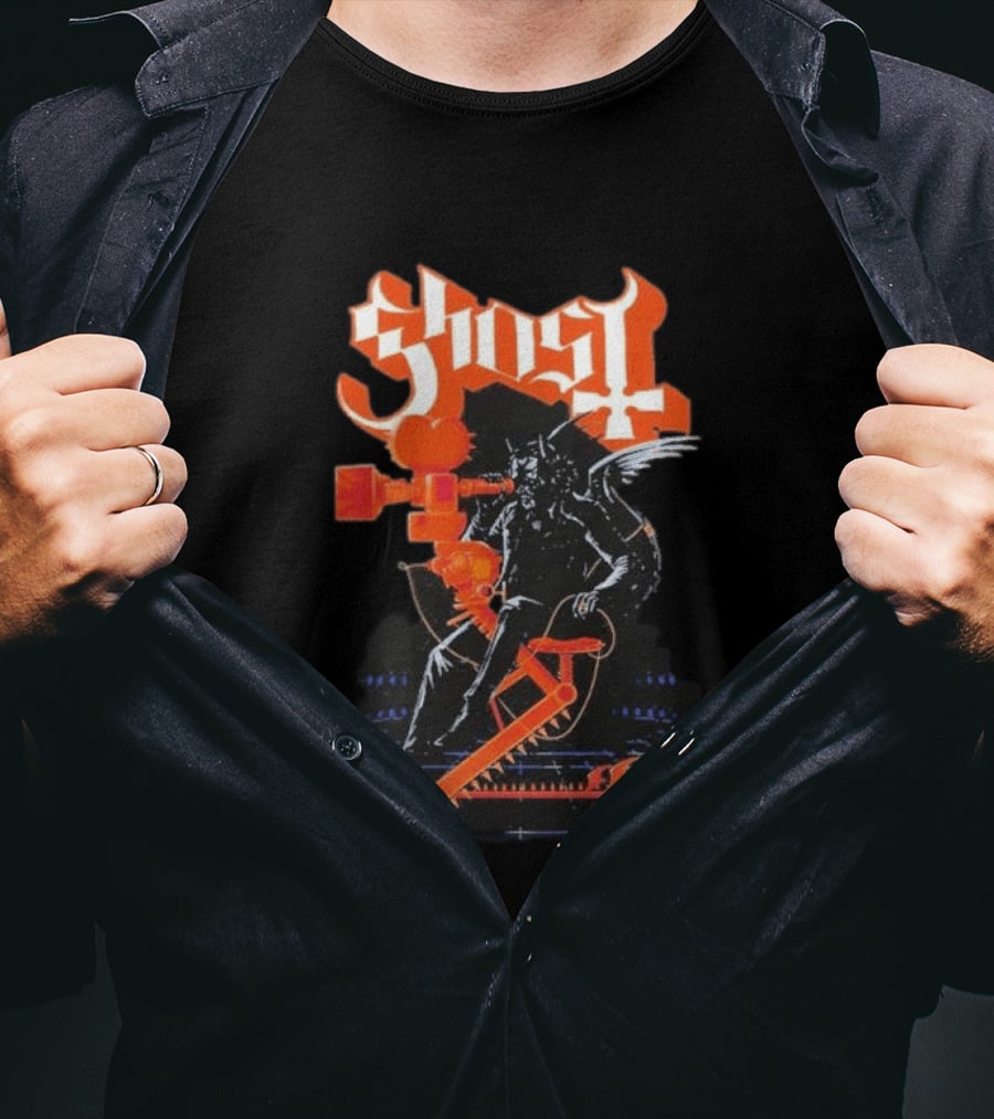 Original Ghost Auteur V The Nameless Ghouls Cinematic Camera Wings T-Shirt