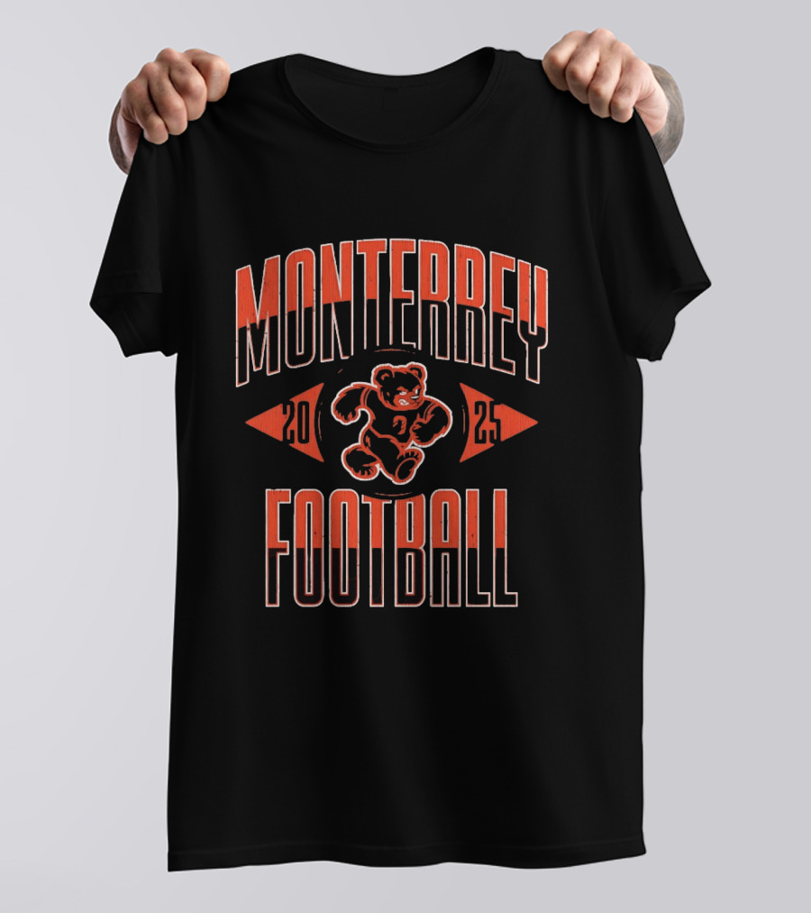 Monterrey Football Osos 2025 Vintage Distressed Bear T-Shirt