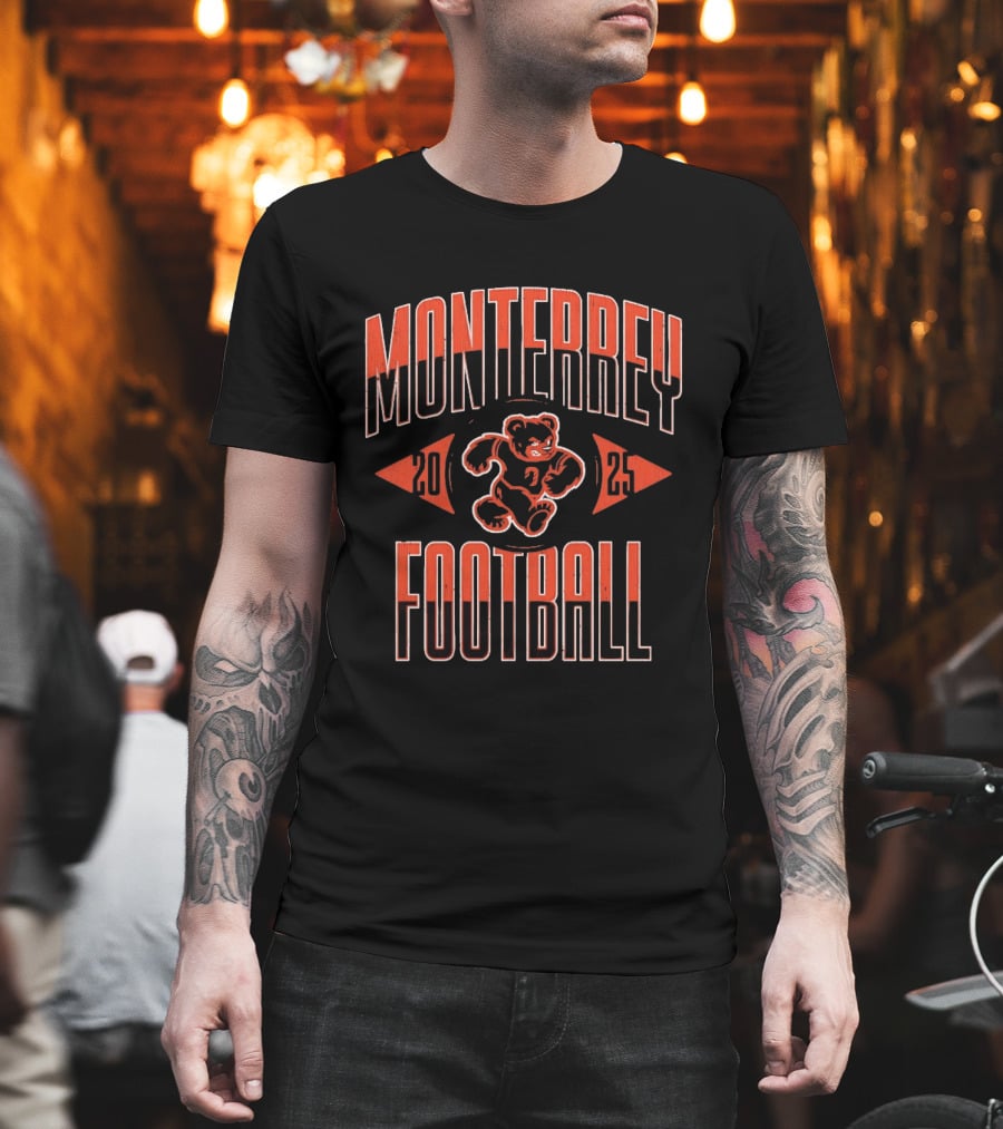 Monterrey Football Osos 2025 Vintage Distressed Bear T-Shirt