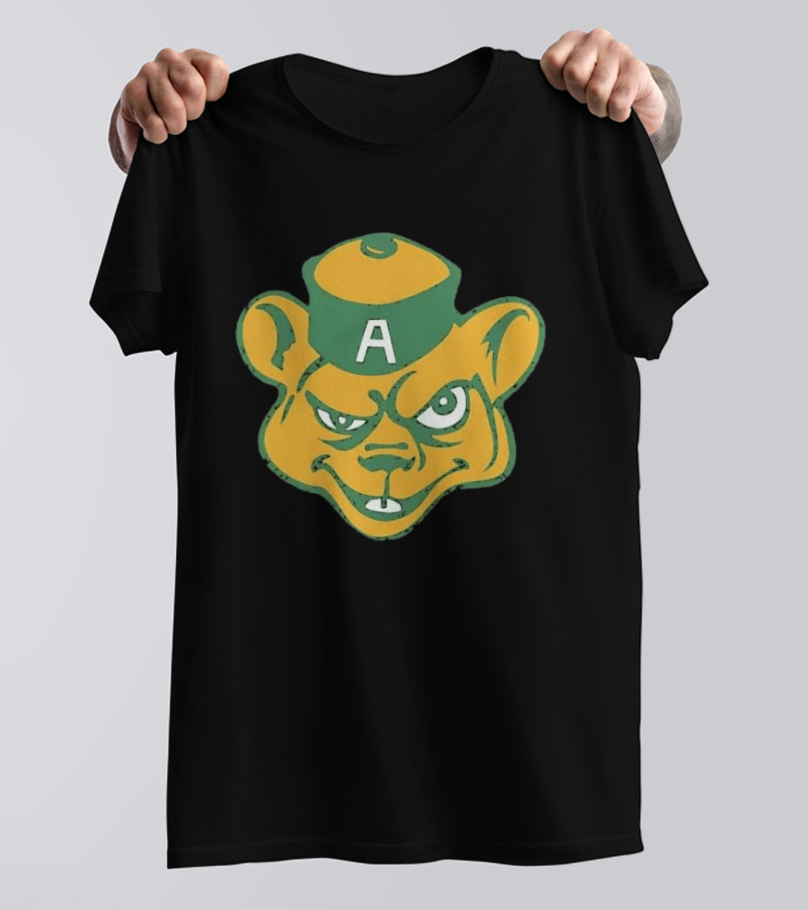 Angry Bear A Logo Vintage Cartoon T-Shirt
