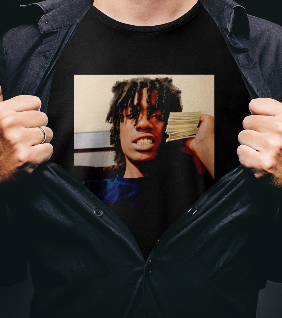 Lil Double 0 Rapper Hip Hop Money Stack Pose T-Shirt