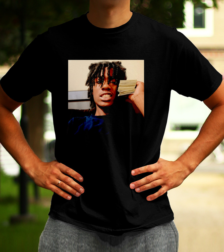 Lil Double 0 Rapper Hip Hop Money Stack Pose T-Shirt