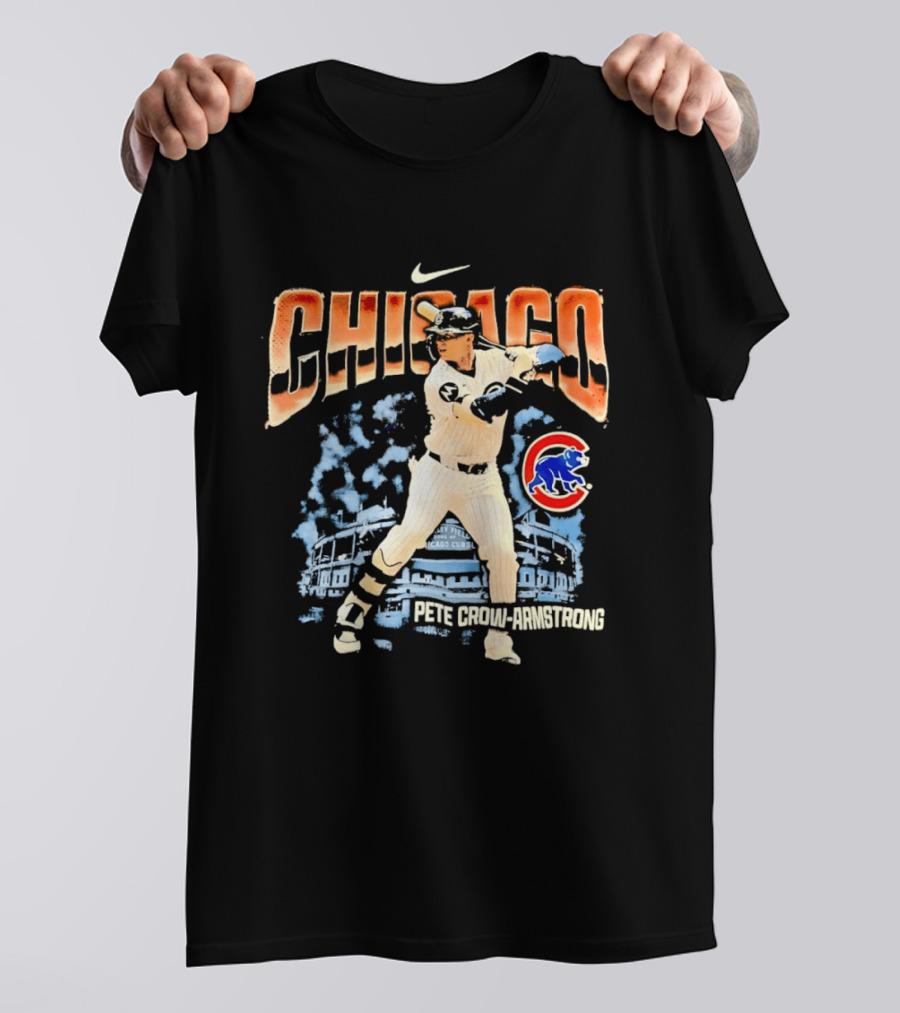 Chicago Cubs Pete Crow Armstrong Wrigley Field Nike T-Shirt