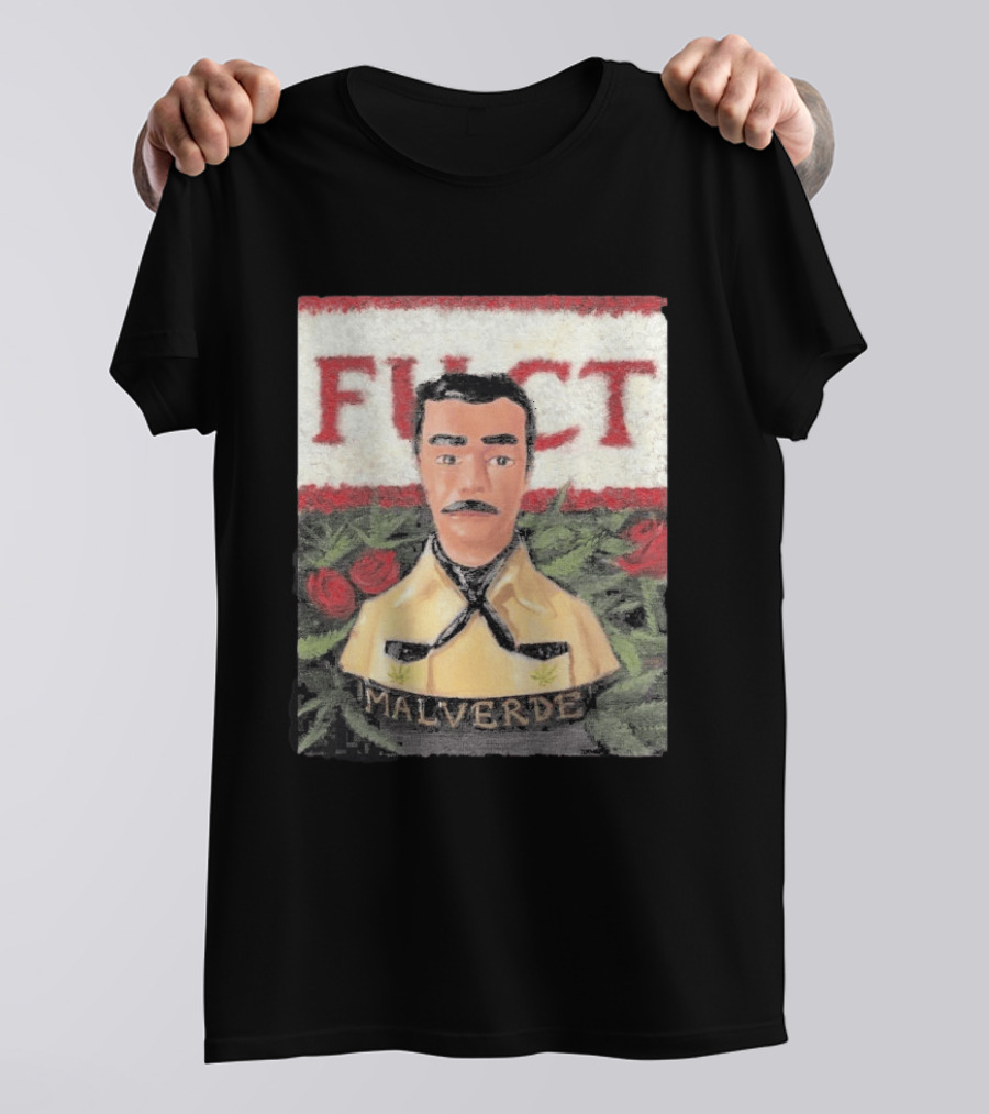 Fuct Malverde Red Roses T-Shirt