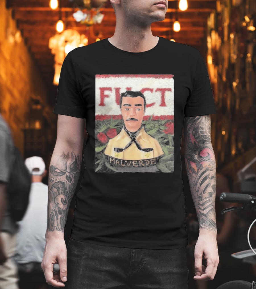 Fuct Malverde Red Roses T-Shirt