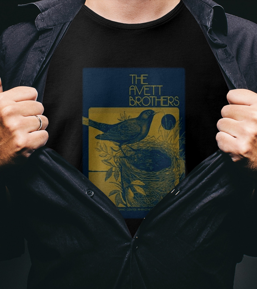 The Avett Brothers July 18 2026 Ford Idaho Center Amphitheater Nampa ID Bird And Nest T-Shirt
