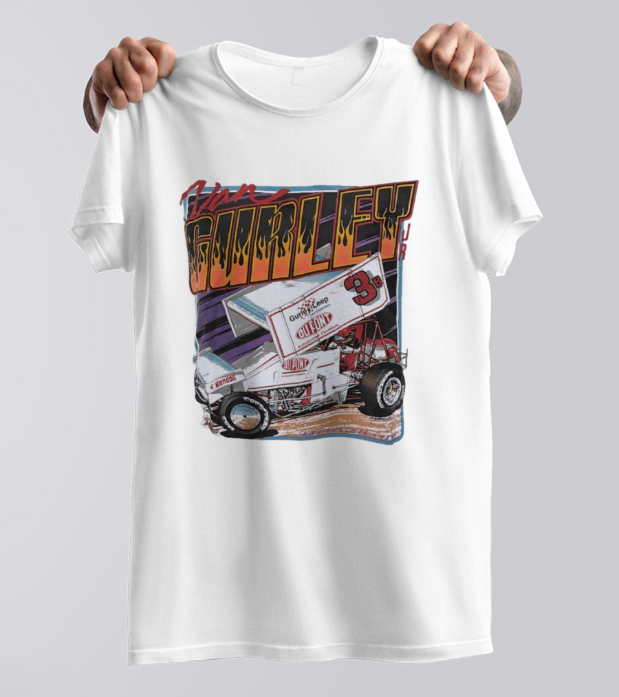 Van Gurley Jr 3B Gurley Leep Motorsports DuPont Sprint Car Racing Kendall T-Shirt
