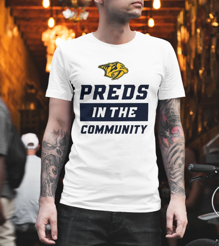 Nashville Predators 2026 Preds In The Community Initiative T-Shirt