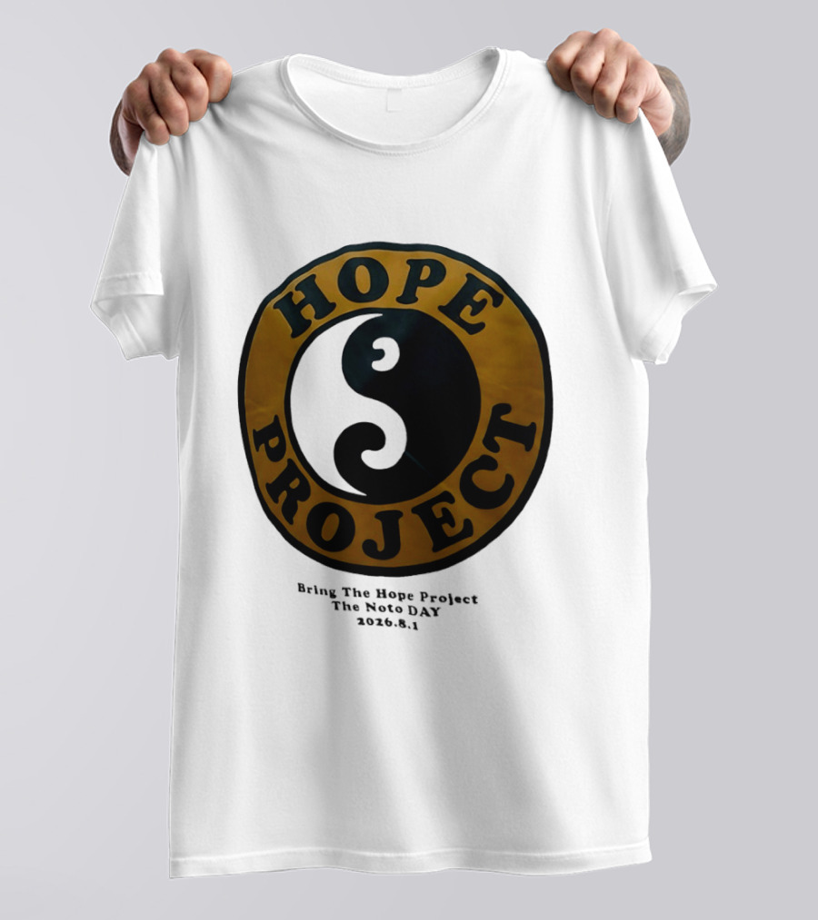 Hope Project Yin Yang Bring The Noto Day 202681 Charity T-Shirt