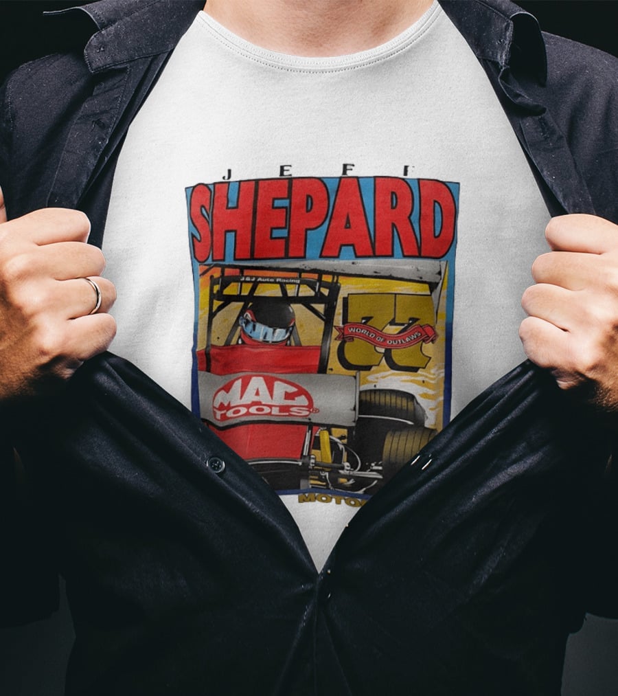 Jeff Shepard Mac Tools World Of Outlaws Racing Hamilton Motorsports T-Shirt