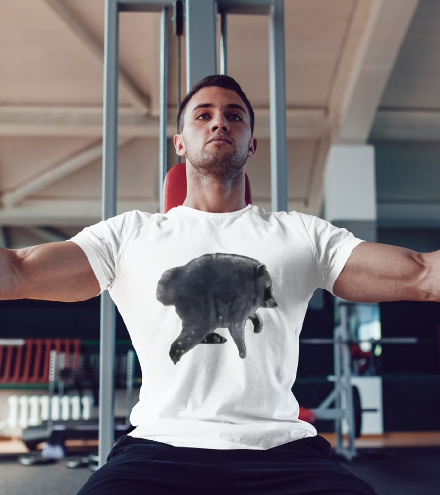 Jimothy Club Basic Bear Walking T-Shirt