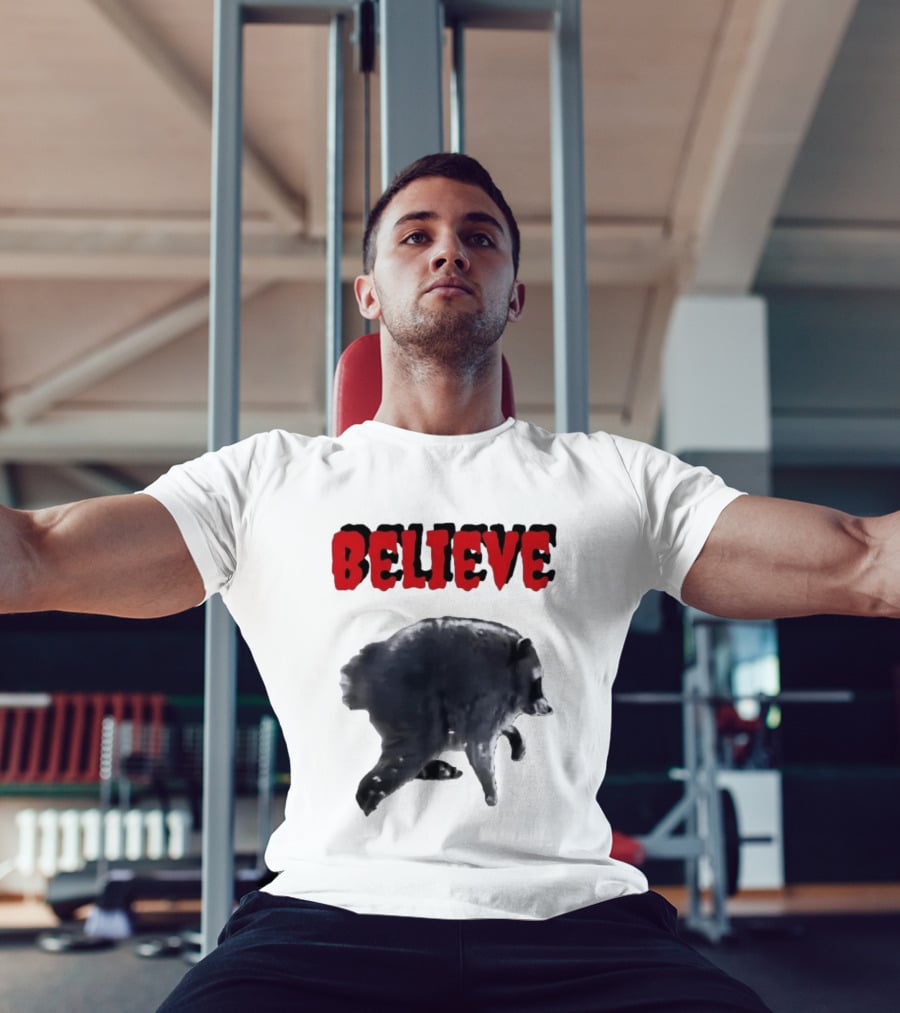 Jimothy Club Believe Raccoon T-Shirt