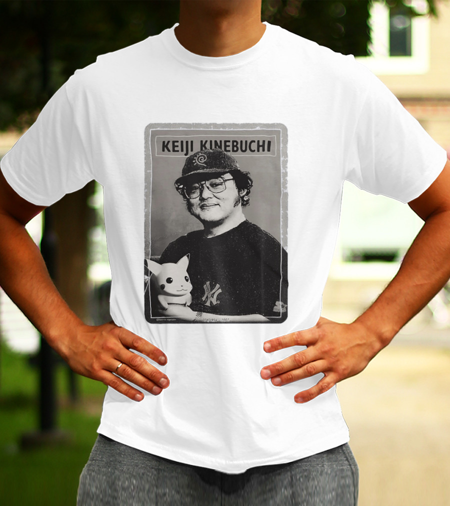 KEIJI KINEBUCHI Memorial 1956 2002 Pikachu NY Yankees Hat T-Shirt