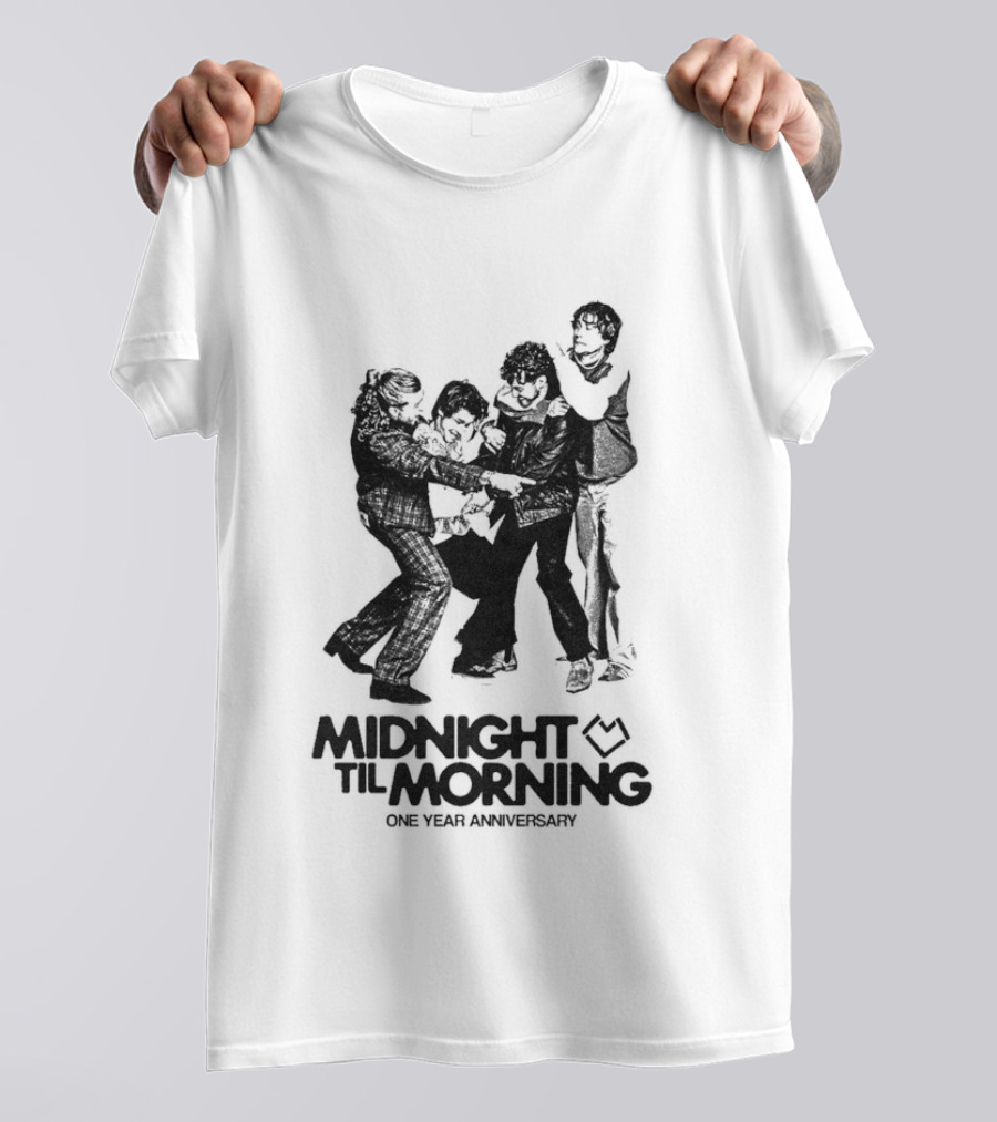 Midnight Til Morning One Year Anniversary Band T-Shirt