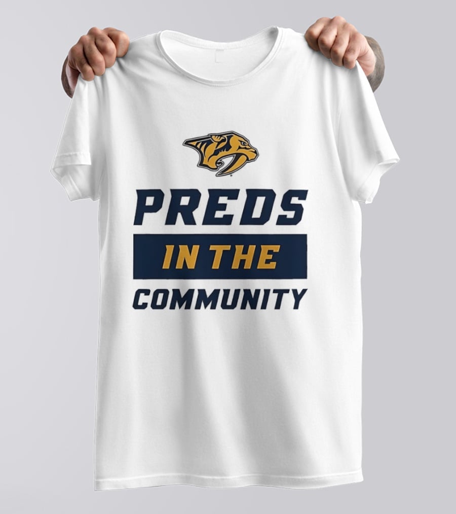 Nashville Predators Preds In The Community T-Shirt