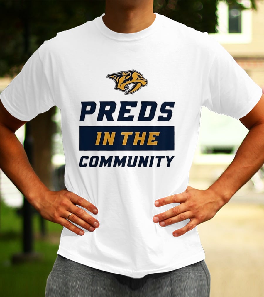 Nashville Predators Preds In The Community T-Shirt