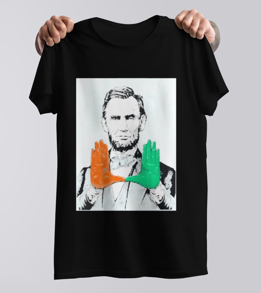 Abraham Lincoln Miami Hurricanes U Hands T-Shirt