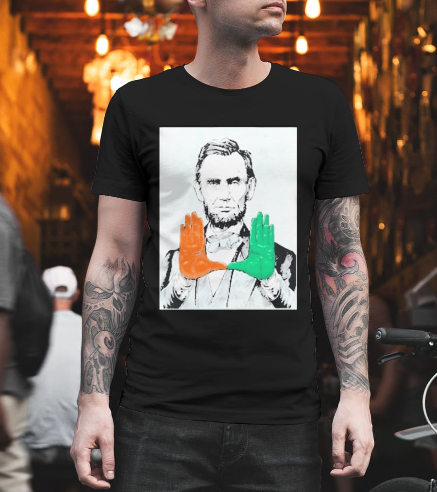 Abraham Lincoln Miami Hurricanes U Hands T-Shirt