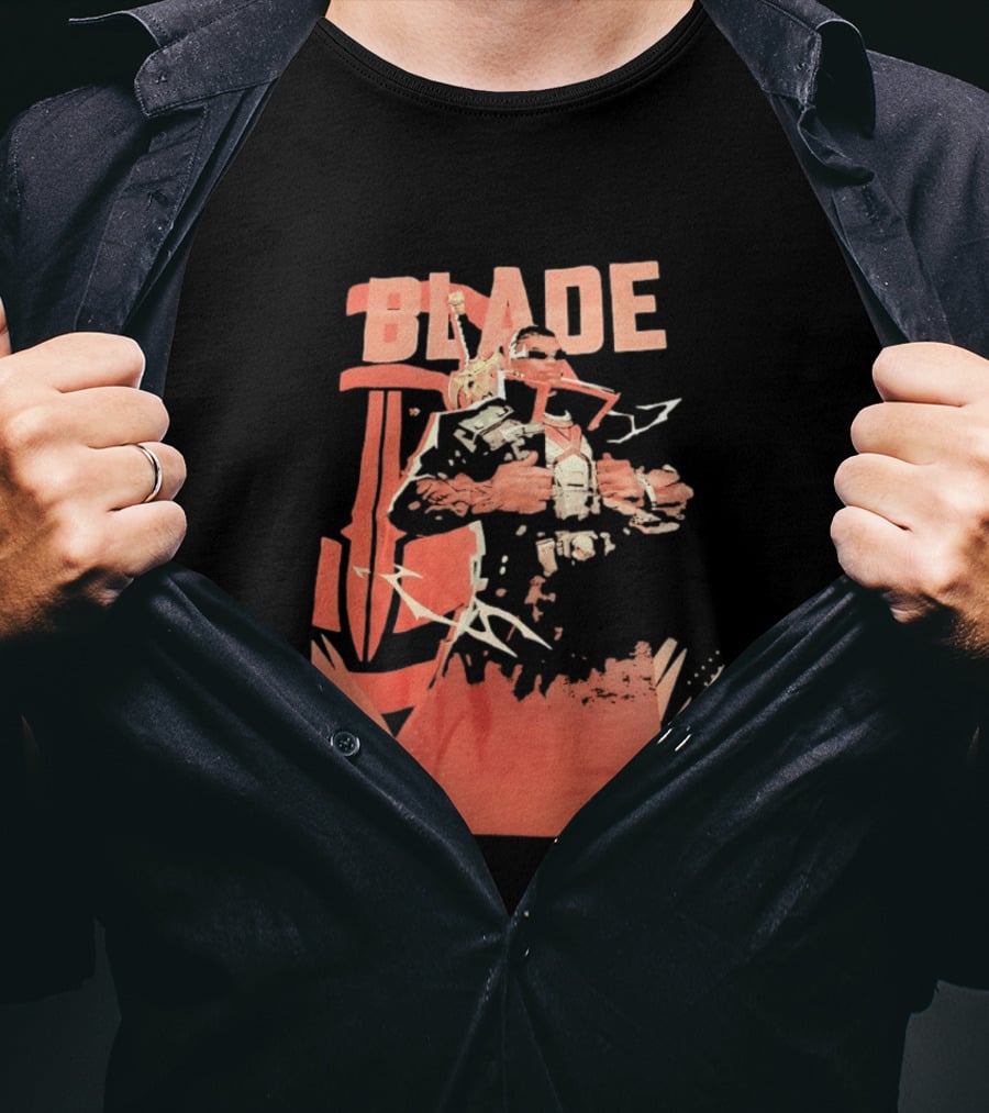 Blade Marvel Comic Vampire Hunter T-Shirt