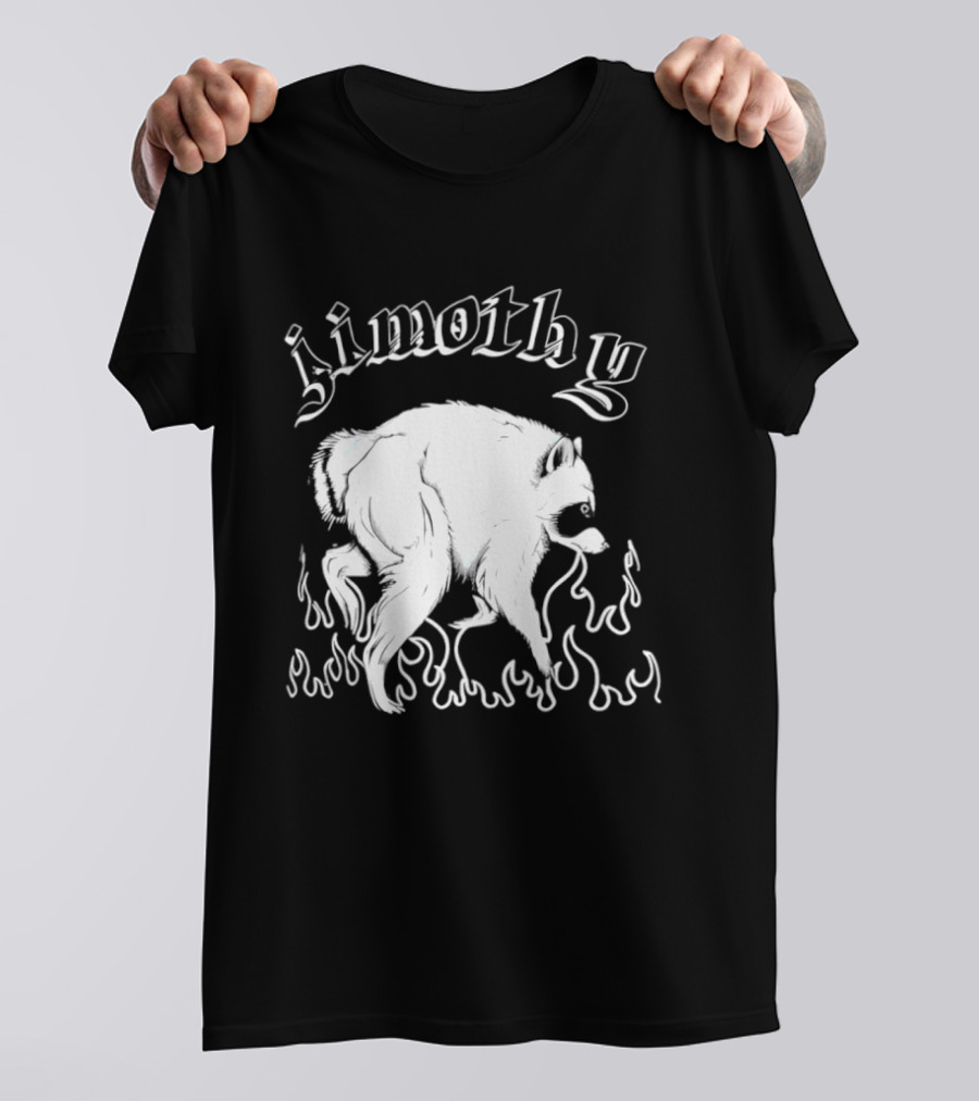 Jimothy The Ballard Raccoon Flame T-Shirt