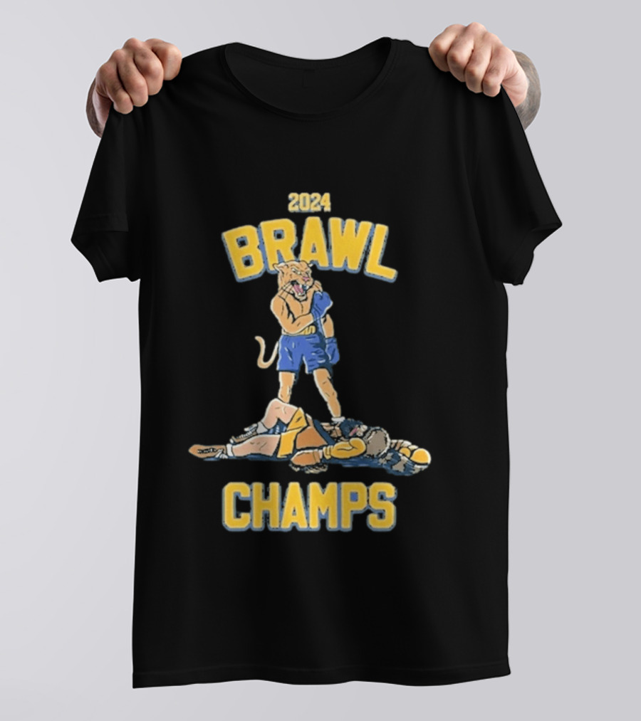 2024 Brawl Champs Boxing Cat Victory T-Shirt