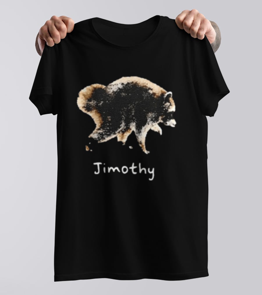 Jimothy Raccoon Animal Watercolor T-Shirt