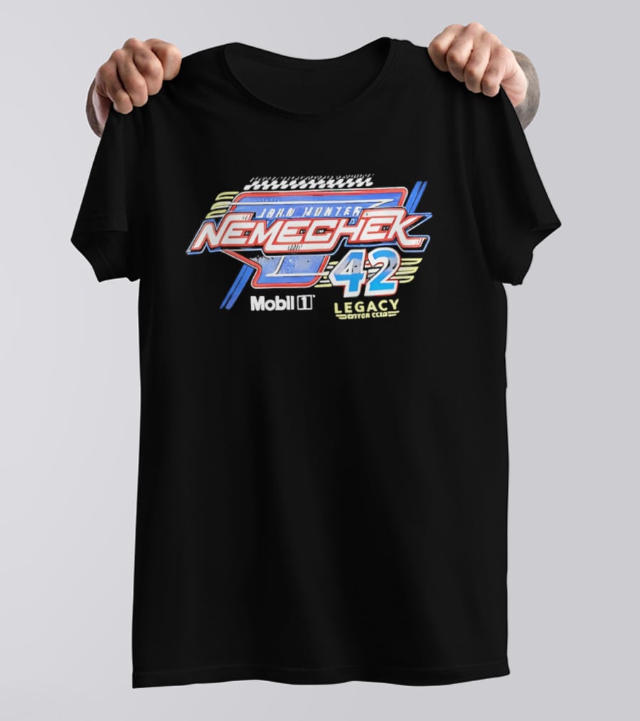 John Hunter Nemechek 42 Legacy Motor Club Mobil 1 Racing T-Shirt