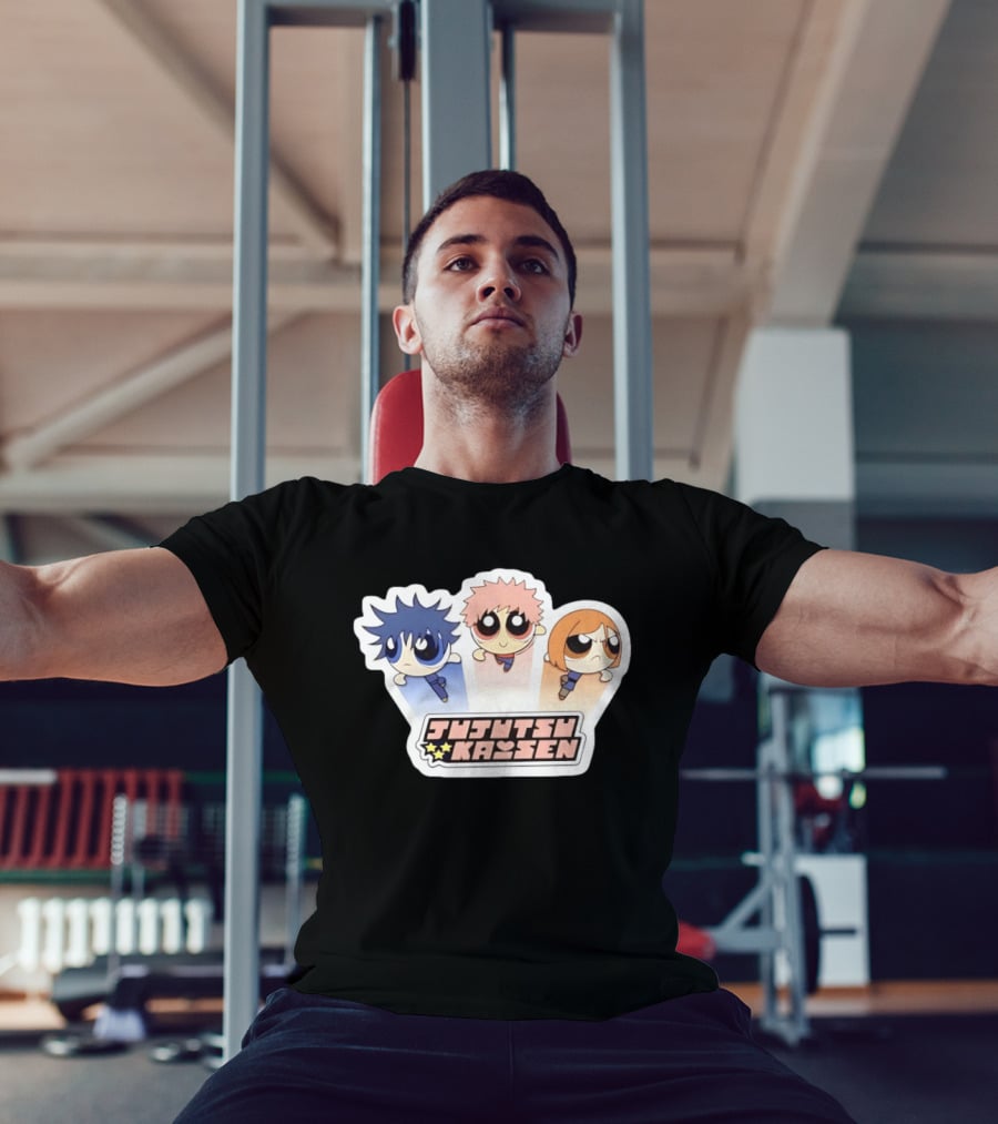 Jujutsu Kaisen Powerpuff Inspired Characters T-Shirt