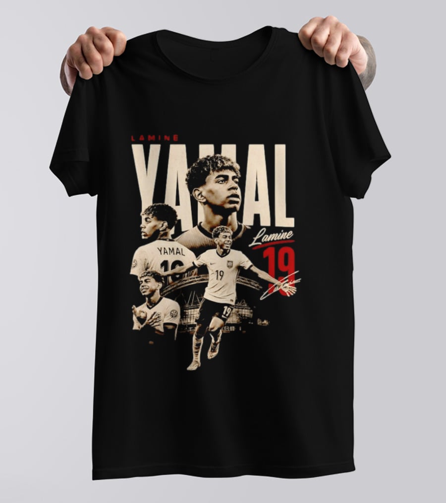 Lamine Yamal 19 Spain National Team T-Shirt