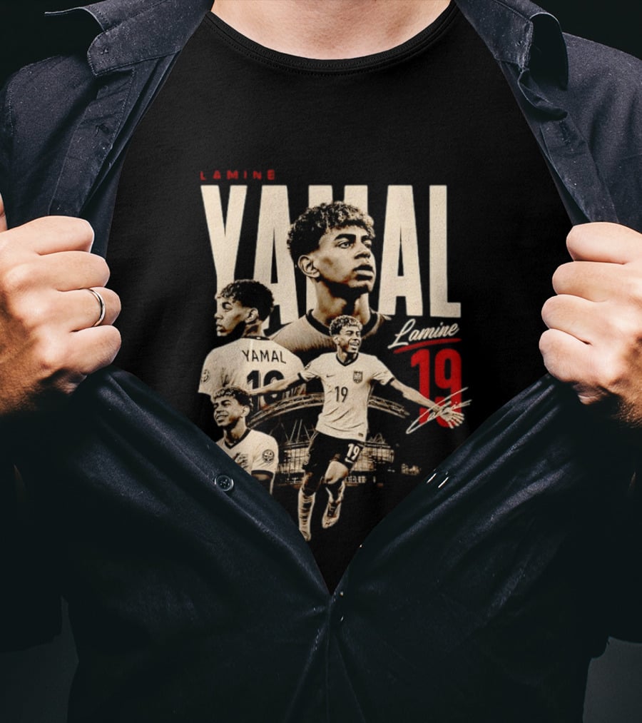 Lamine Yamal 19 Spain National Team T-Shirt
