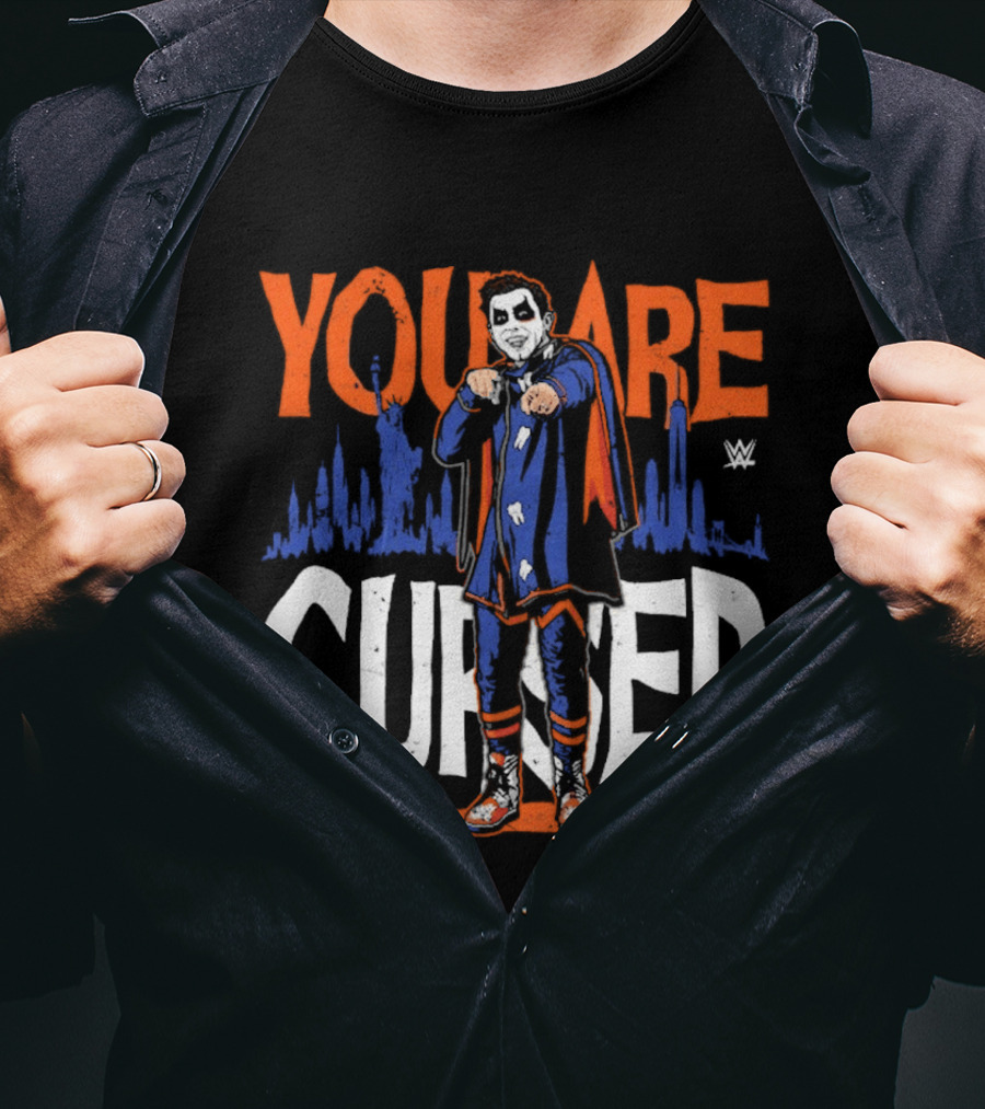 Danhausen WWE NYC You Are Cursed Skyline T-Shirt