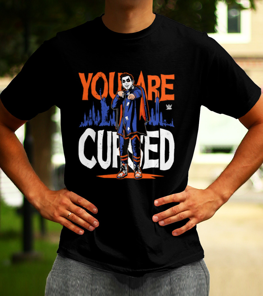 Danhausen WWE NYC You Are Cursed Skyline T-Shirt