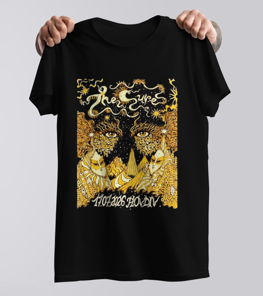 The Cure 17 July 2026 Plovdiv Concert Live Music Event T-Shirt