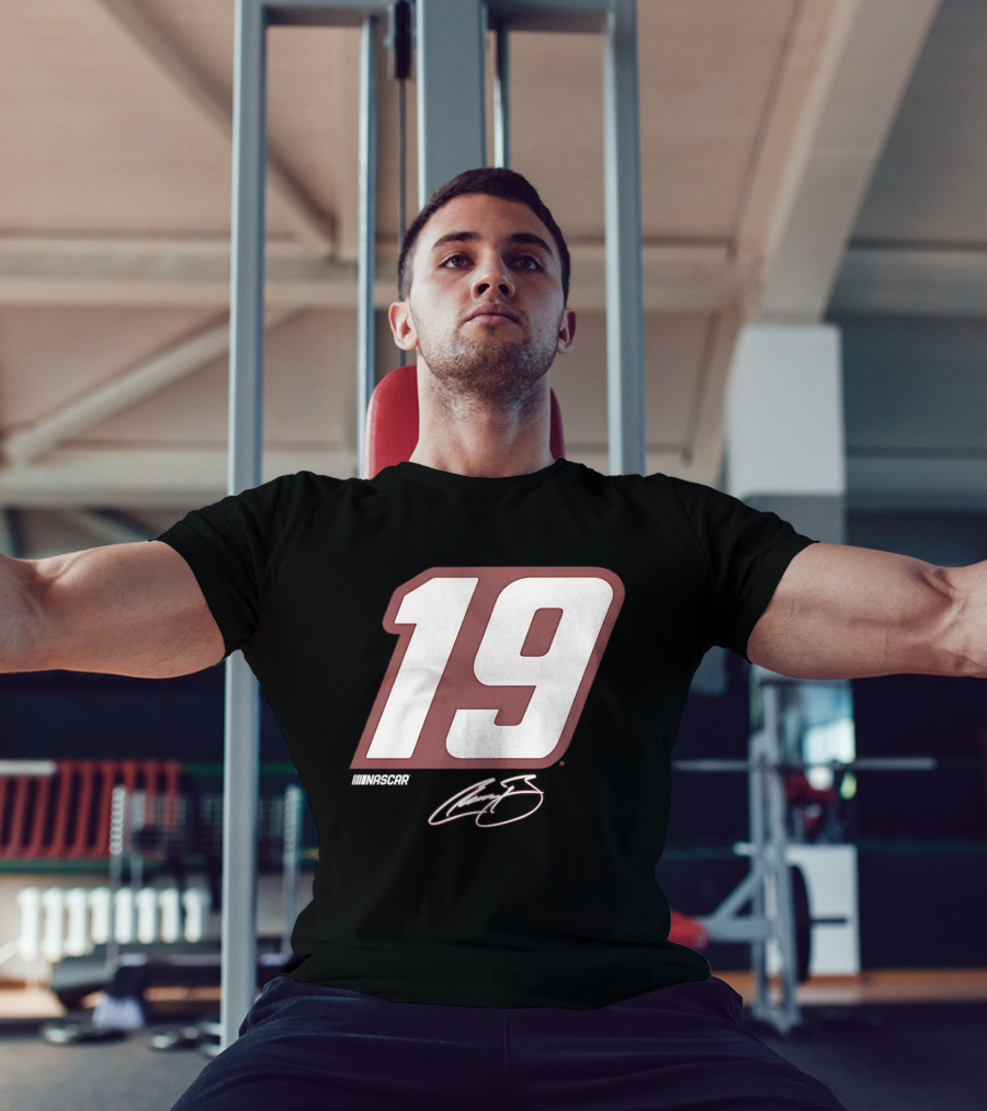 NASCAR Number 19 Racing Motorsport Signature Edition T-Shirt