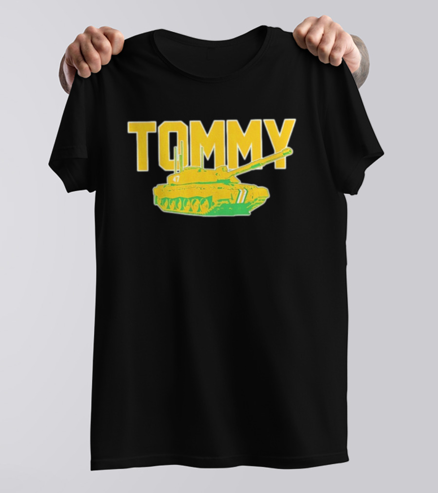 Tommy Tank 47 Athletics Baseball T-Shirt