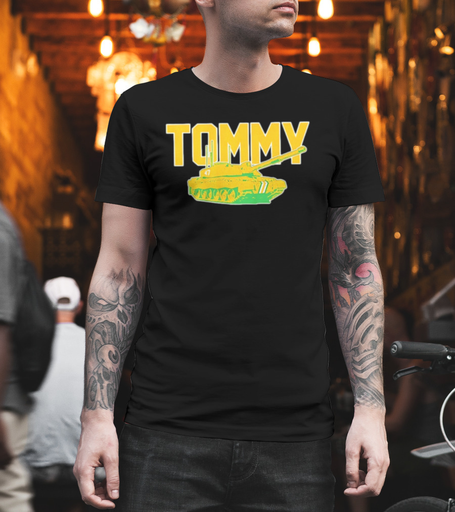 Tommy Tank 47 Athletics Baseball T-Shirt