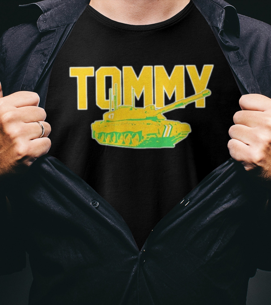 Tommy Tank 47 Athletics Baseball T-Shirt