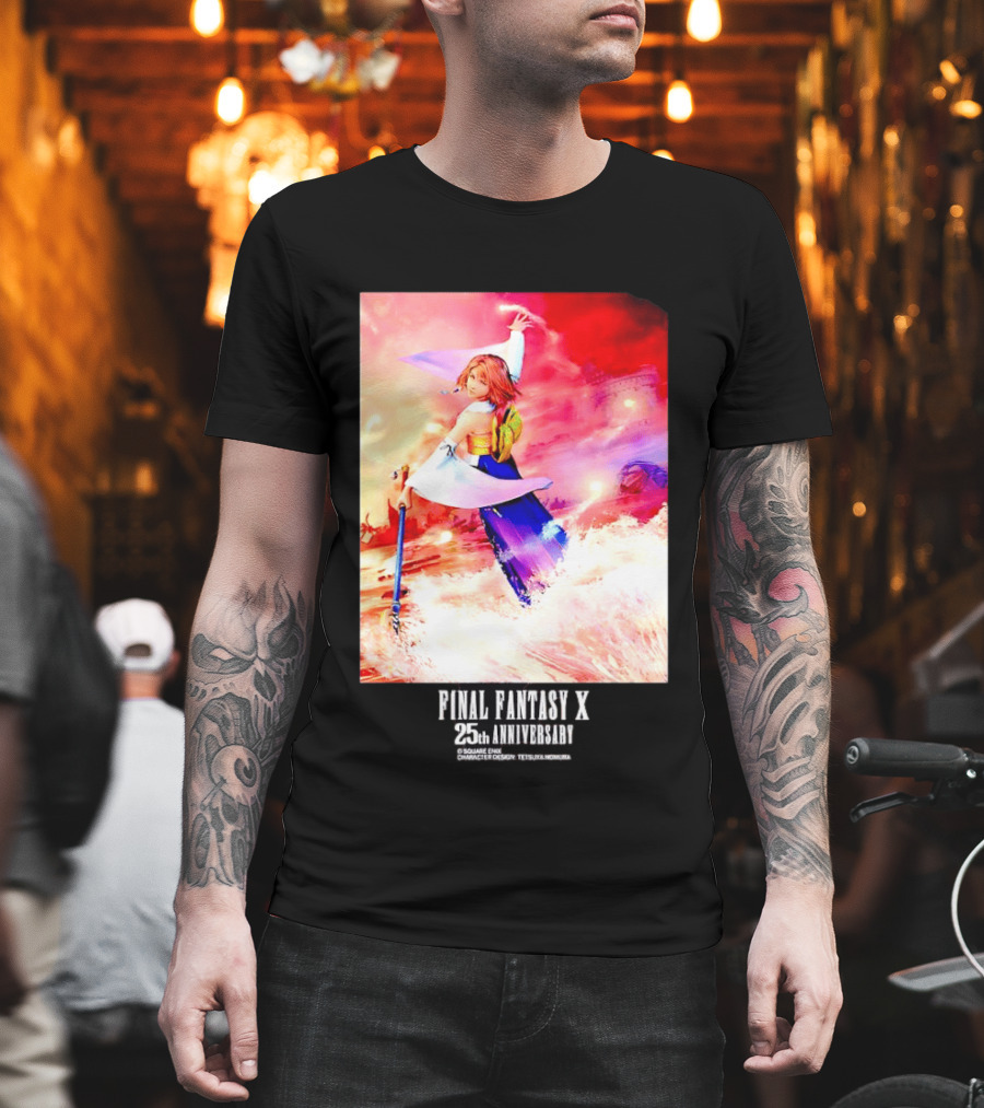Final Fantasy X 25th Anniversary Yuna Square Enix T-Shirt