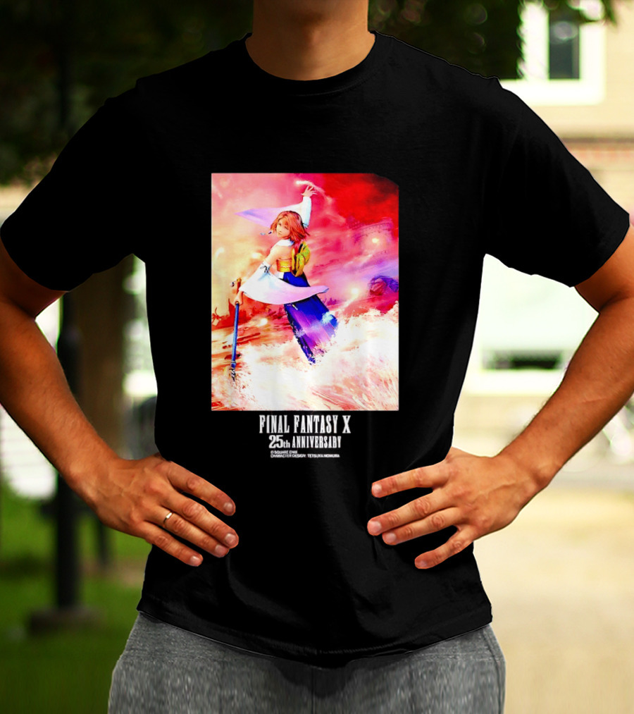 Final Fantasy X 25th Anniversary Yuna Square Enix T-Shirt